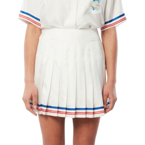 Casablanca Par Avion Tennis Skirt