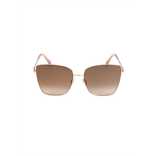 Jimmy Choo Vella 59MM Butterfly Sunglasses