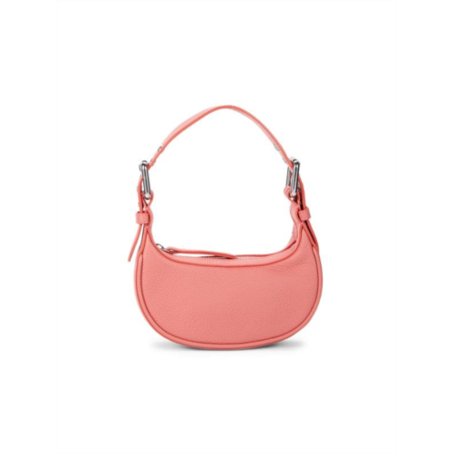 By Far Mini Soho Leather Hobo Bag