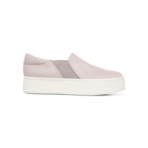 Vince Warren Suede Slip On Platform Sneakers