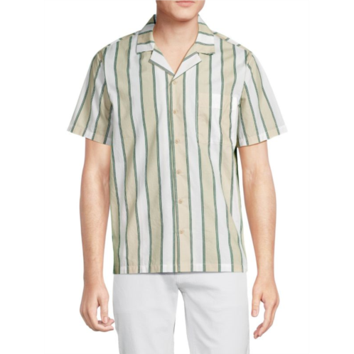 Onia Striped Camp Shirt