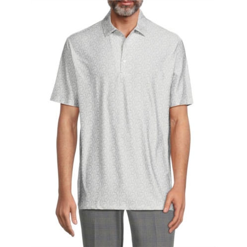 Hickey Freeman Graphic Golf Polo