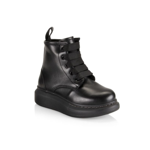 Alexander McQueen Little Kids & Kids Leather Lace Up Boots
