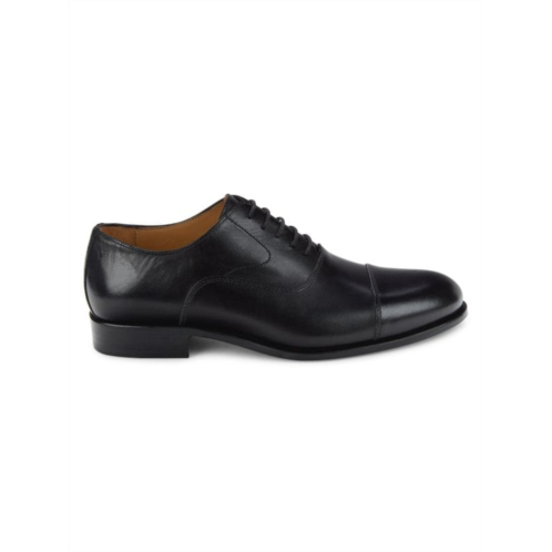 Saks Fifth Avenue Made in Italy Cap Toe Leather Oxford Shoes