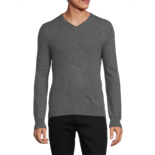 Saks Fifth Avenue Essential 100% Cashmere V-Neck Sweater