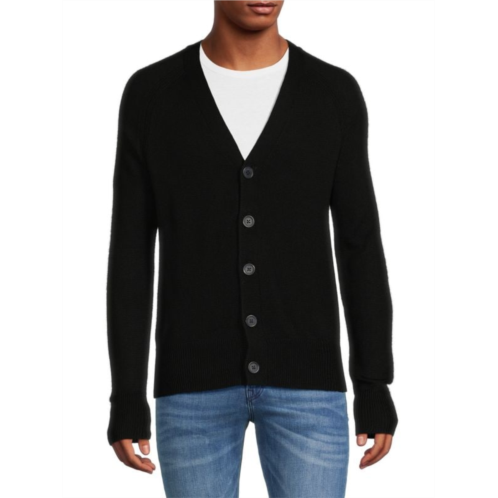 Saks Fifth Avenue Merino Wool Blend V-Neck Cardigan