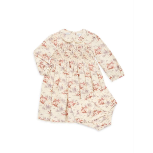 Polo Ralph Lauren Baby Girls Steeplechase Cotton Dress & Bloomer