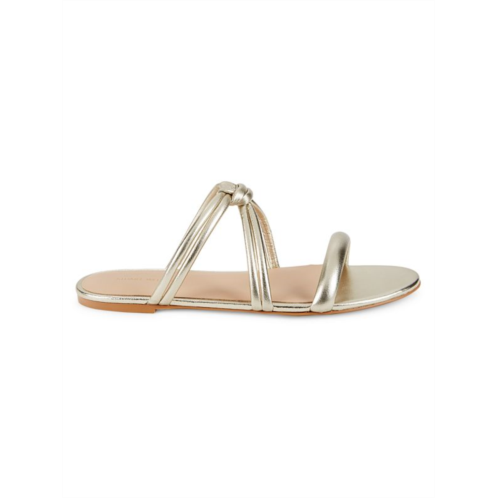 Stuart Weitzman Twist Knot Flat Sandals