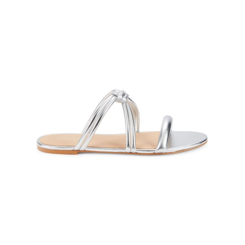 Stuart Weitzman Twist Knot Flat Sandals