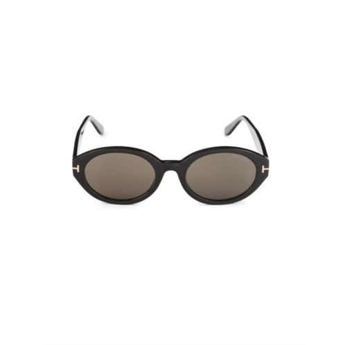 TOM FORD ?55MM Oval Sunglasses