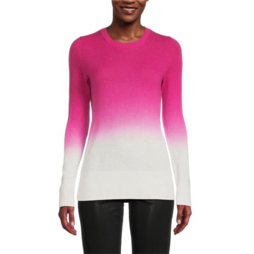 Saks Fifth Avenue Ombre 100% Cashmere Sweater