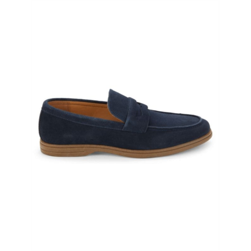 Saks Fifth Avenue Paolo Suede Penny Loafers