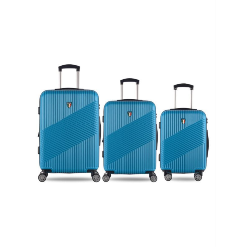TUCCI Italy Guida Textured Hardshell 3-Piece Luggage Set