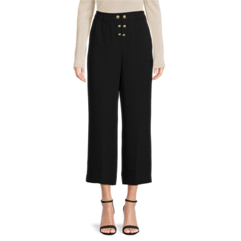 Karl Lagerfeld Paris High Waist Cropped Pants