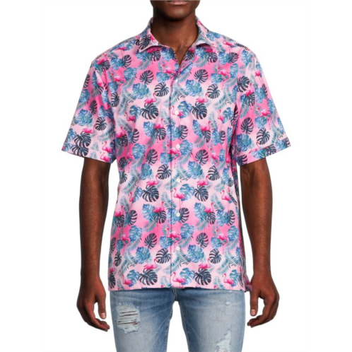 Bugatchi Classic Fit Tropical Shirt