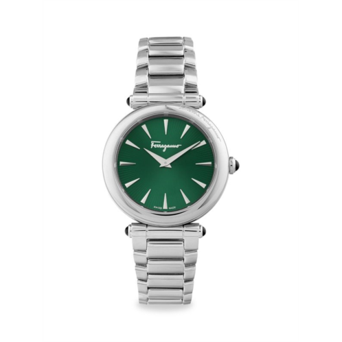 FERRAGAMO 36MM Stainless Steel Bracelet Watch