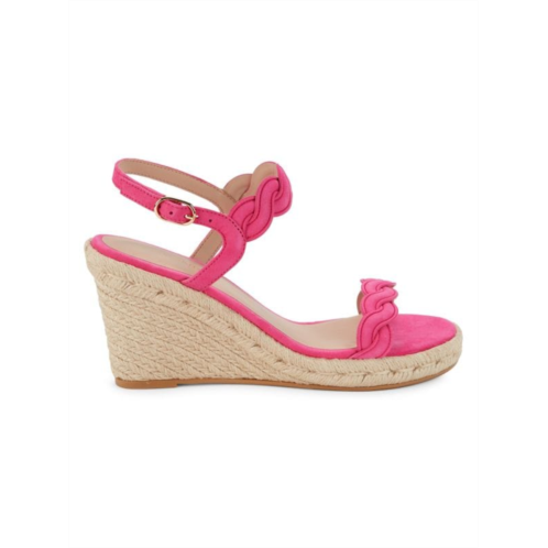 Stuart Weitzman Twistie Espadrille Wedge Sandals