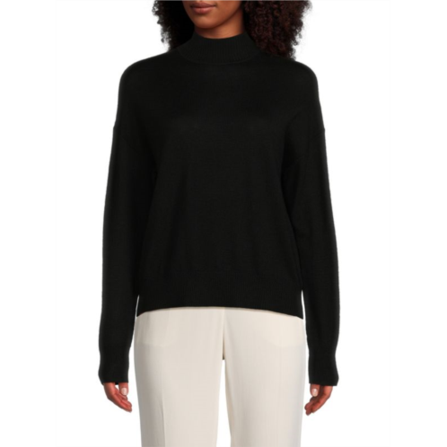 Saks Fifth Avenue Merino Wool Blend Mockneck Sweater