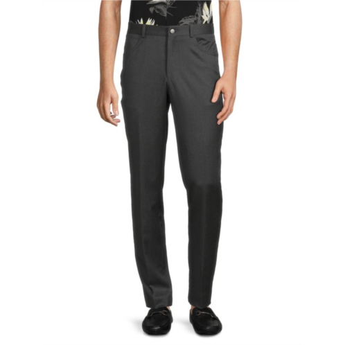 Saks Fifth Avenue Sage Modern Fit Wool Blend Pants