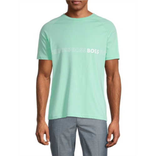 BOSS Logo Crewneck Slim Fit T Shirt