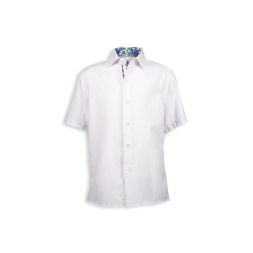 Elie Balleh Little Boys Solid Cotton Blend Shirt