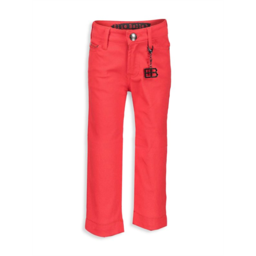 Elie Balleh Boys Twill Straight Leg Pants