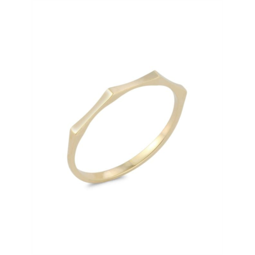 Saks Fifth Avenue 14K Yellow Gold Thin Geometric Band Ring