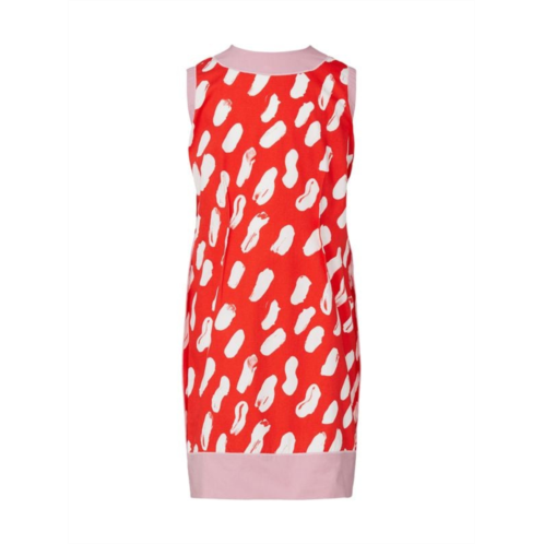 Marni Little Girls & Girls Gabardine Dotted Shift Dress