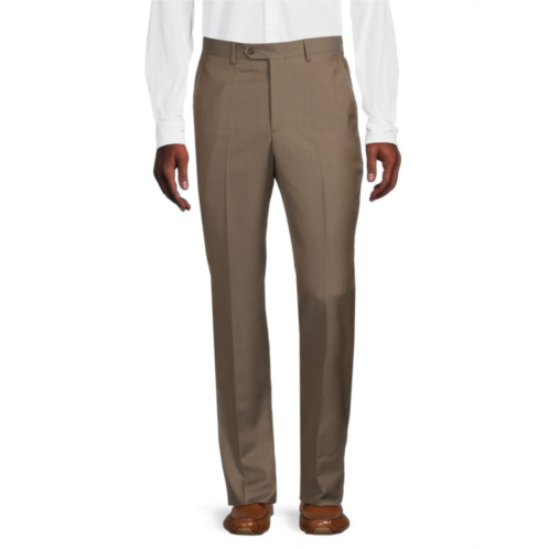 Santorelli Wool Solid Dress Pants