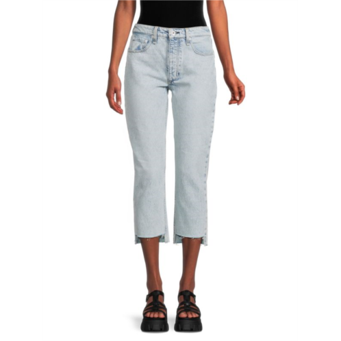 Rag & bone Nina High Rise Shorty Cigarette Jeans