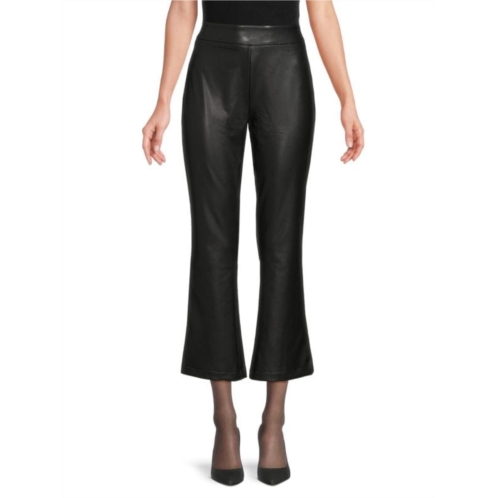 Nanette Lepore Faux Leather Flared Pants