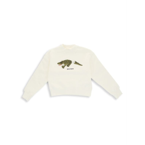 Palm Angels Little Boys & Boys Crocodile Graphic Sweatshirt