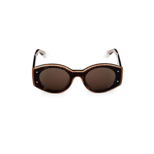 Missoni 51MM Oval Sunglasses