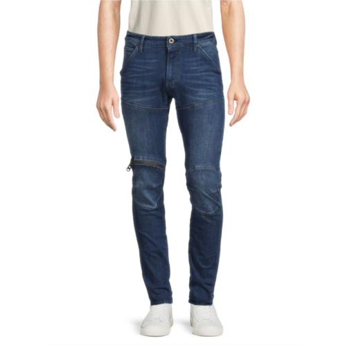 G-Star RAW High Rise Zip Knee Skinny Jeans