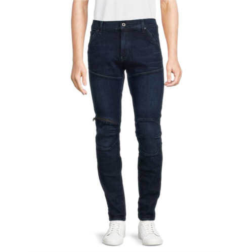 G-Star RAW Zip Knee Skinny Fit Jeans