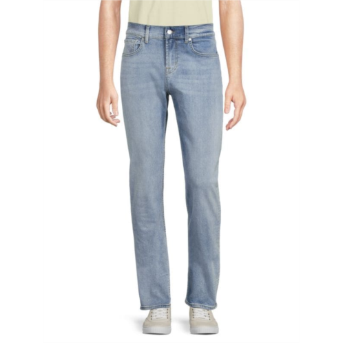 7 For All Mankind High Rise Faded Slimmy Jeans