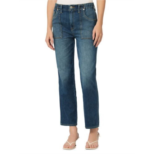 Hudson Remi Straight Fit Cropped Jeans