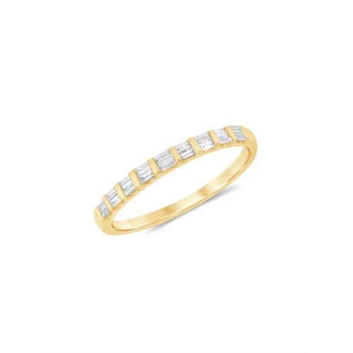 Saks Fifth Avenue ?14K Yellow Gold & 0.2 TCW Diamond Band Ring