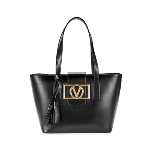 Valentino by Mario Valentino Delphine Logo Leather Tote