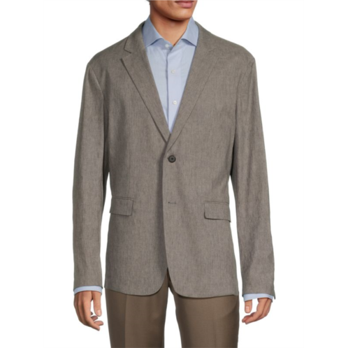 Theory Clinton Urban Stretch Linen Blend Blazer