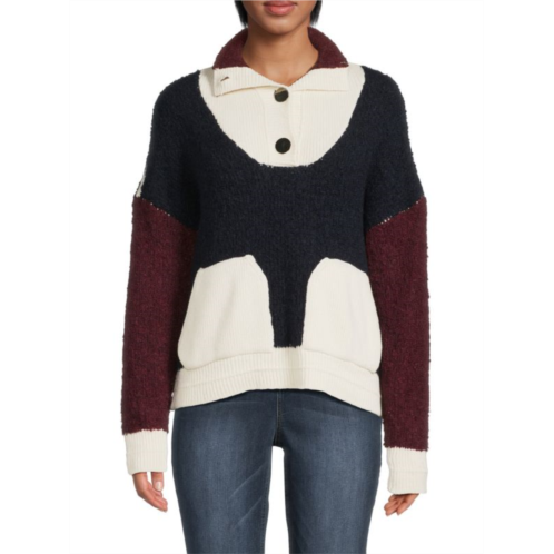 Ba&sh Benji Colorblocked Sweater