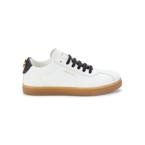 Valentino by Mario Valentino Sandy Logo Leather Sneakers