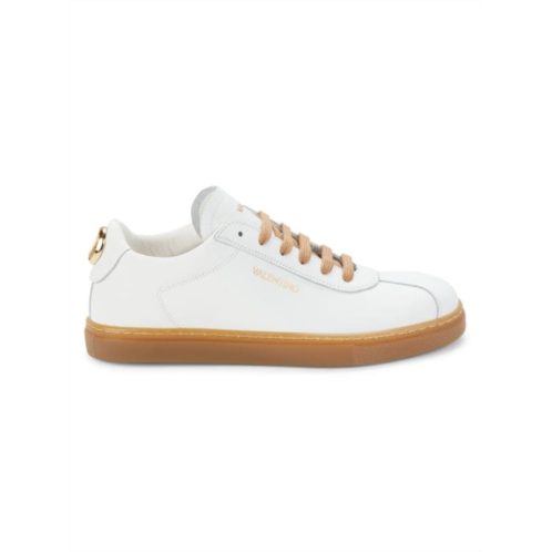 Valentino by Mario Valentino Sandy Logo Leather Sneakers
