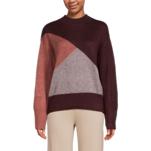 Stitchdrop Monroe Colorblock Mockneck Sweater