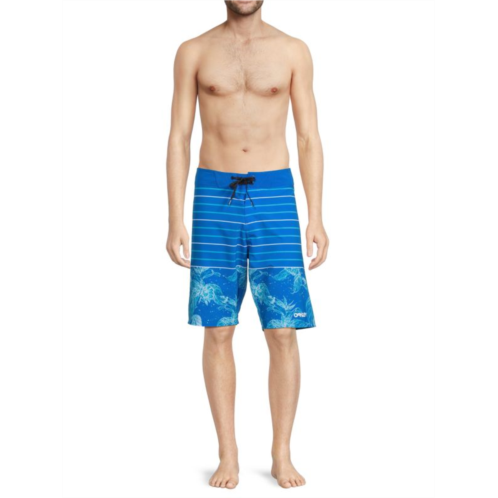 Oakley Retro Floral Stripe Boardshorts