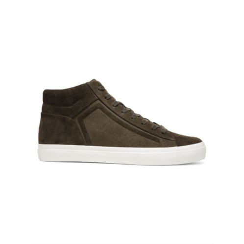 Vince Fynn Mid Top Suede Sneakers