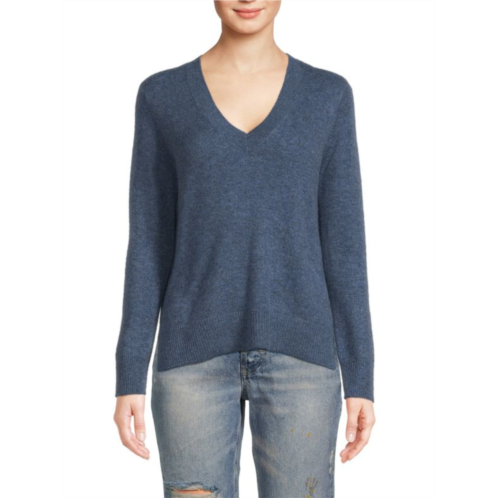 Saks Fifth Avenue V Neck 100% Cashmere Sweater