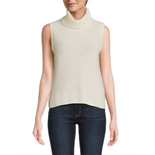 Saks Fifth Avenue Ribbed 100% Cashmere Sweater