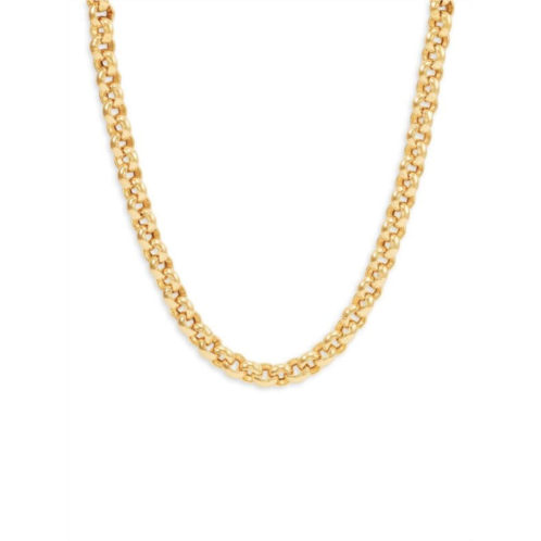 Saks Fifth Avenue Made in Italy 14K Goldplated Sterling Silver 17 Rolo Chain Necklace