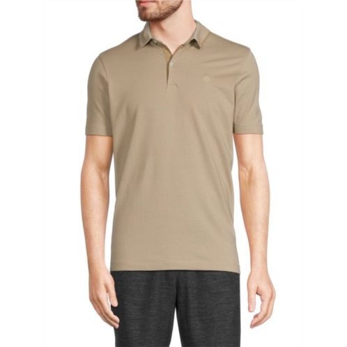 Point Zero by Maurice Benisti Short Sleeve Tipped Polo